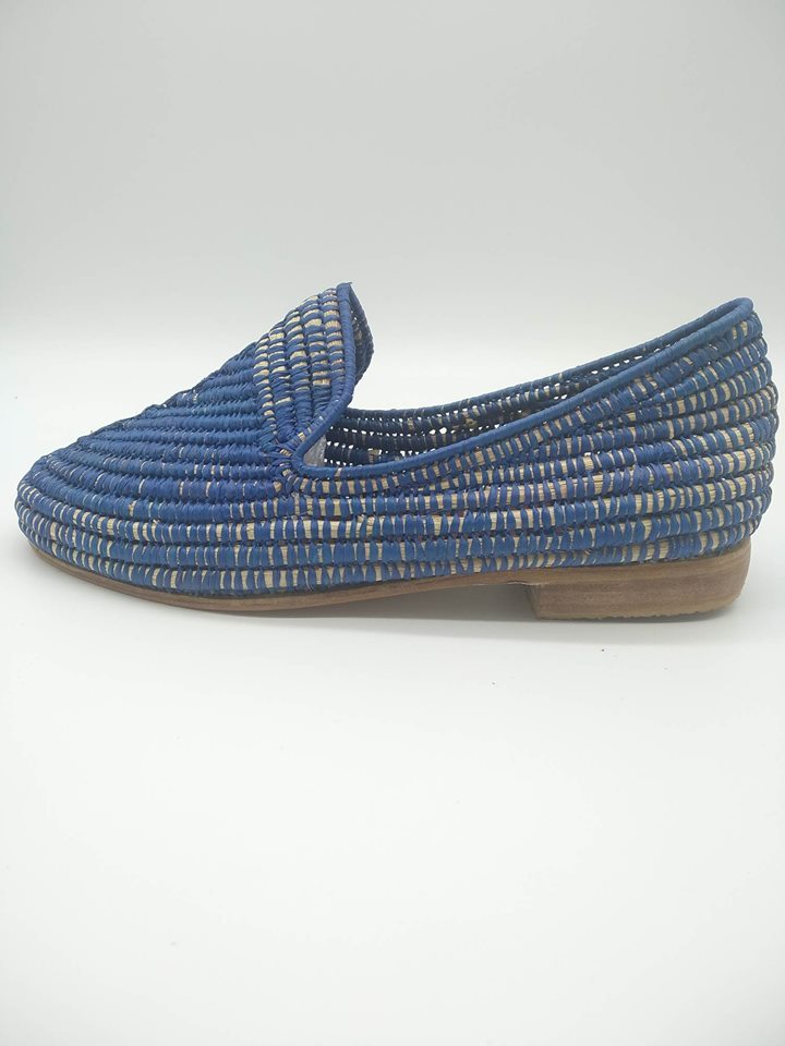 Mocassin Handmade Raffia Shoes