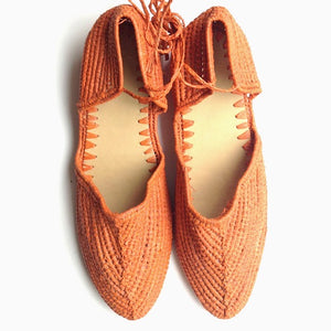 Hamdmade Raffia shoes for women